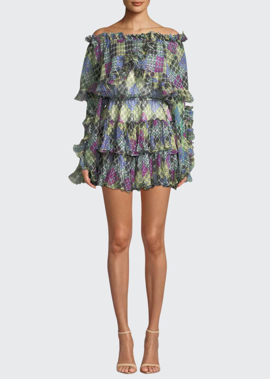 Caroline constas off the shoulder cheap dress