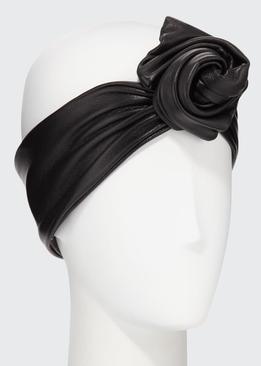 Image 1 of 1: Glemby Leather Head Wrap