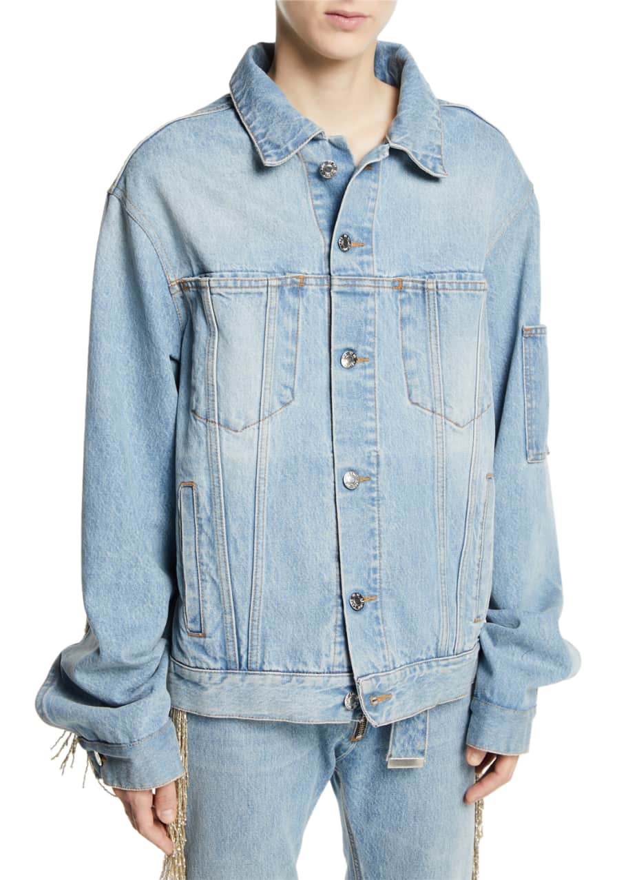 Helmut lang jean jacket top