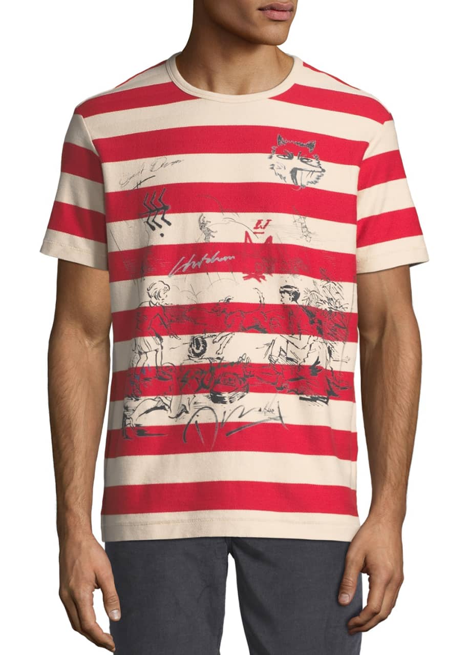 Burberry striped 2025 t shirt