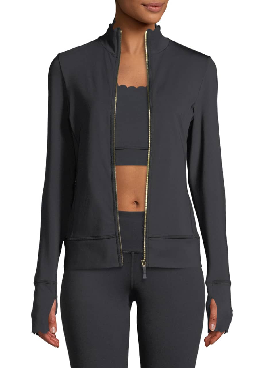 Kate spade scallop jacket top