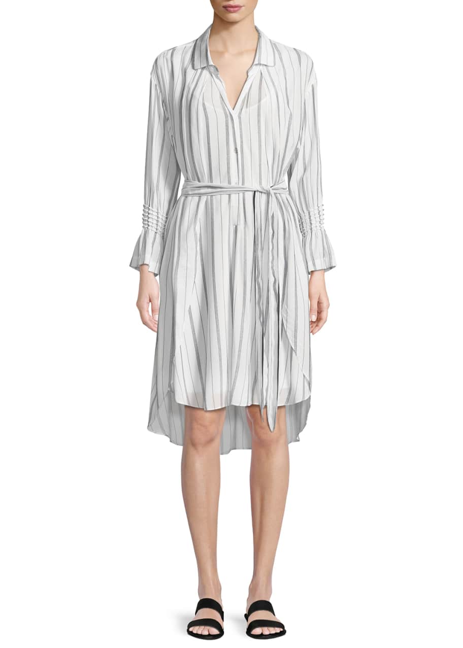 Halston heritage striped dress 2025