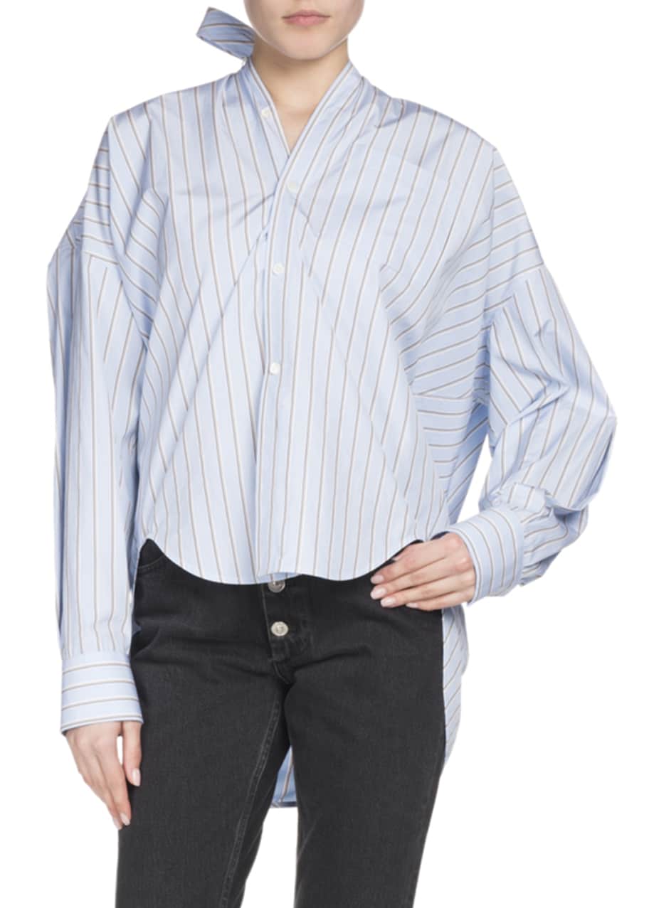 Balenciaga button down best sale shirt