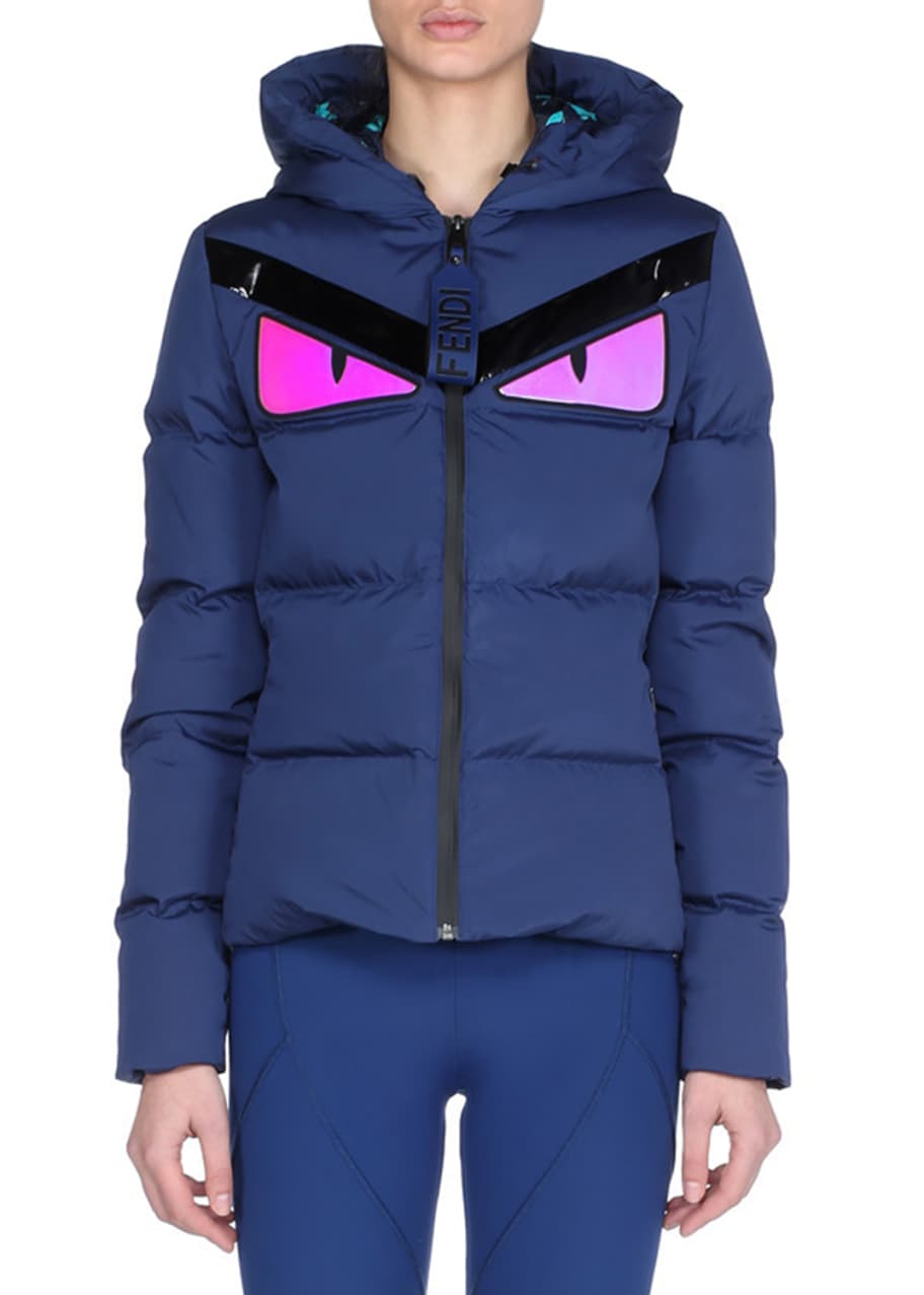 Fendi Monster Eye Zip Front Coat Bergdorf Goodman