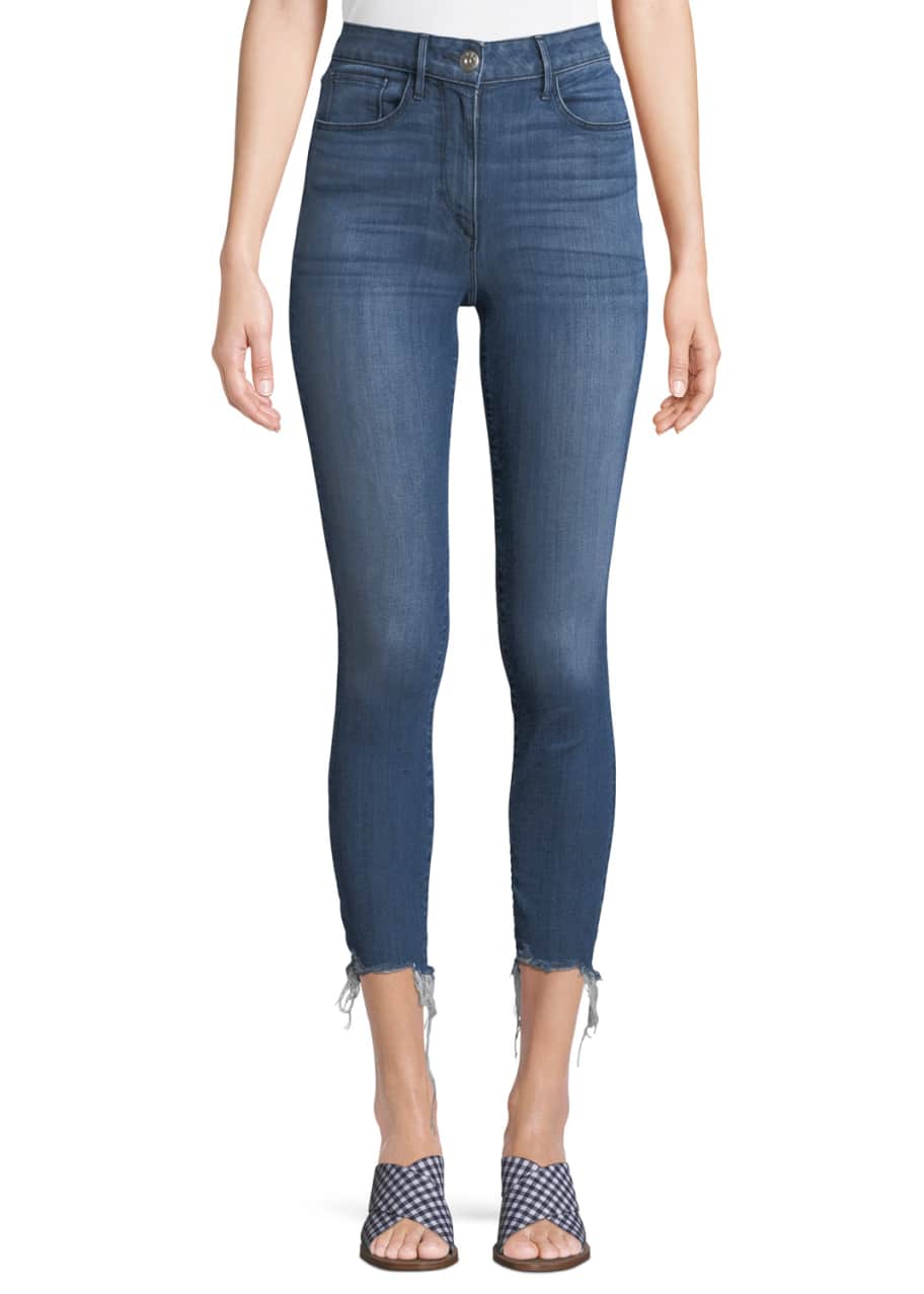 3x1 W3 High-Rise Skinny Crop Jeans - Bergdorf Goodman