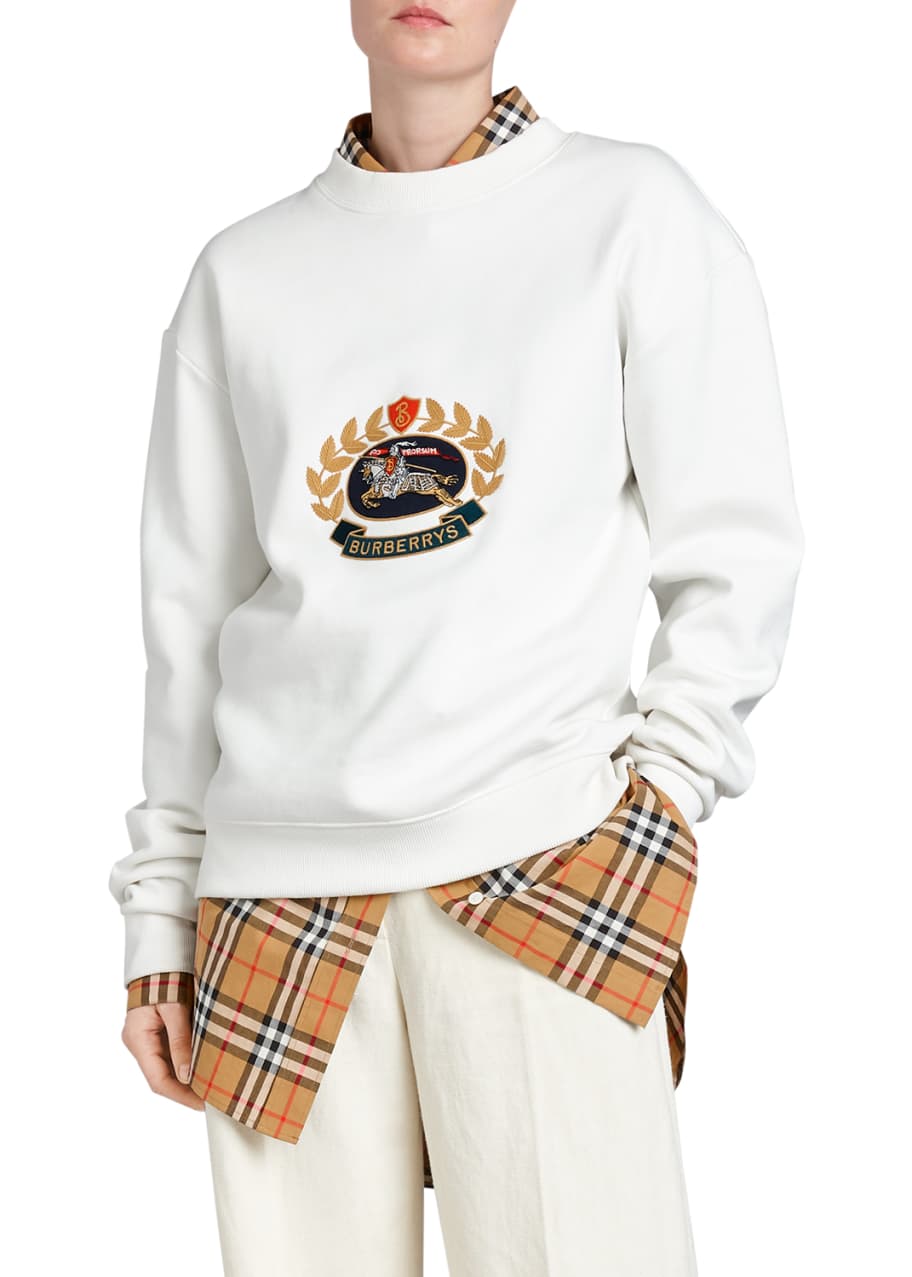 Burberry archive logo sweatshirt shop