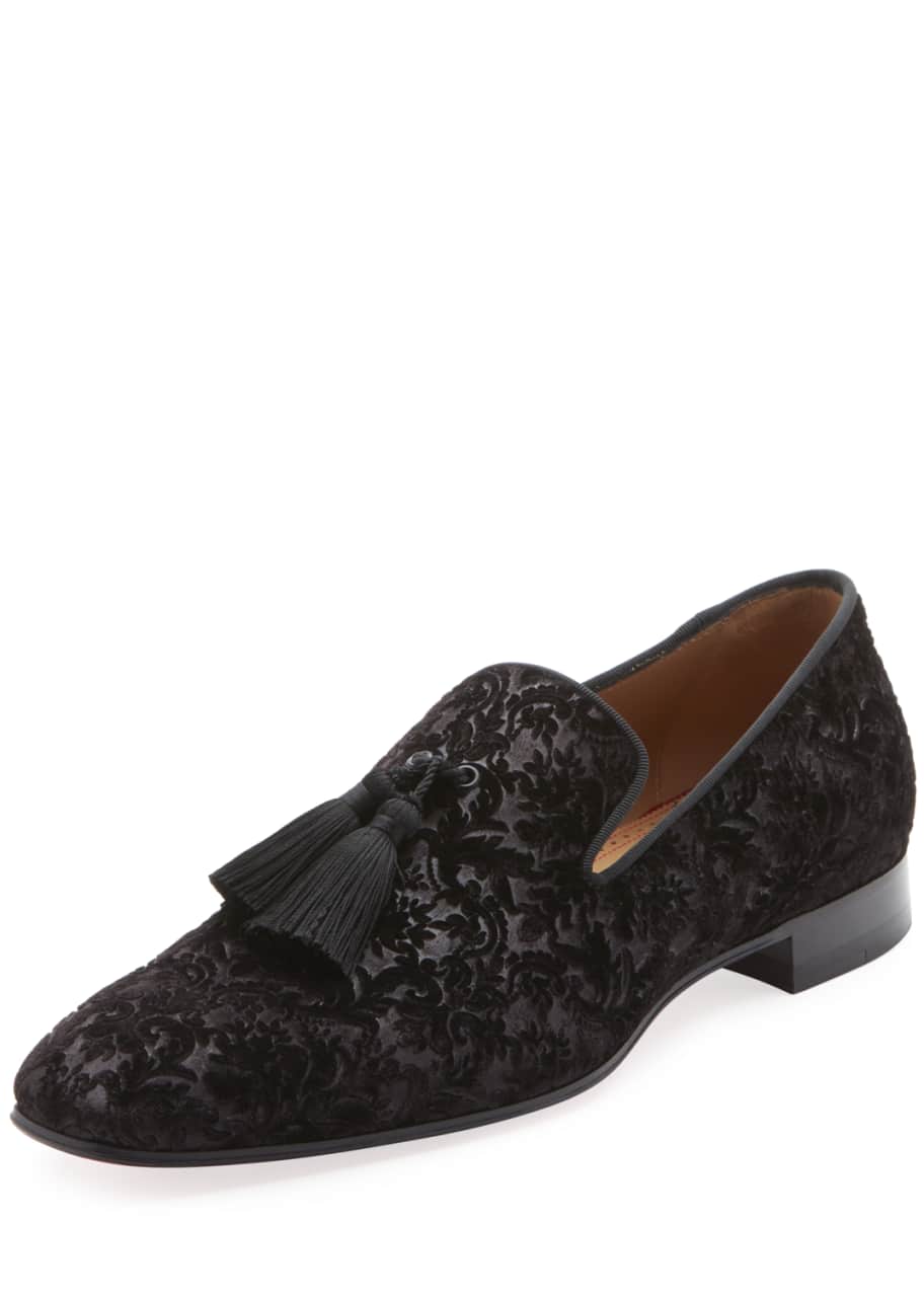 Christian louboutin velvet loafers 2025