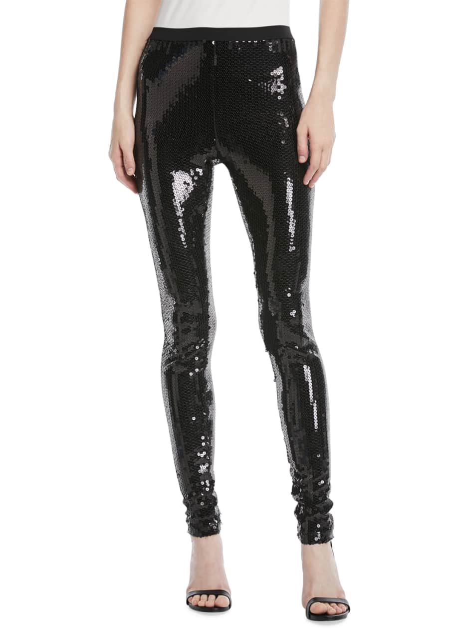 Marc Jacobs Heavy Sequin Leggings Bergdorf Goodman