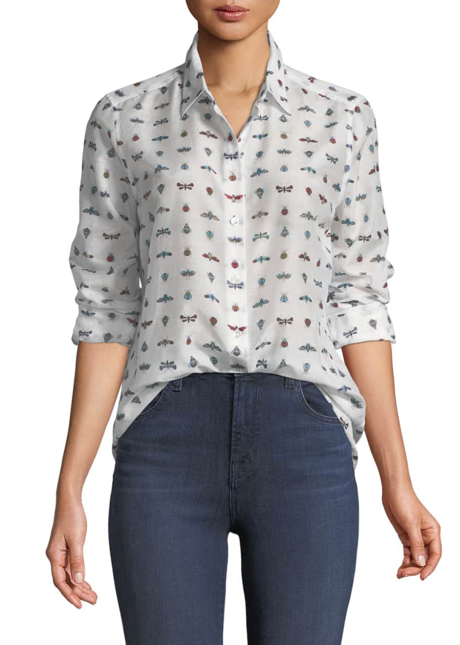 Insect print shirt cheap