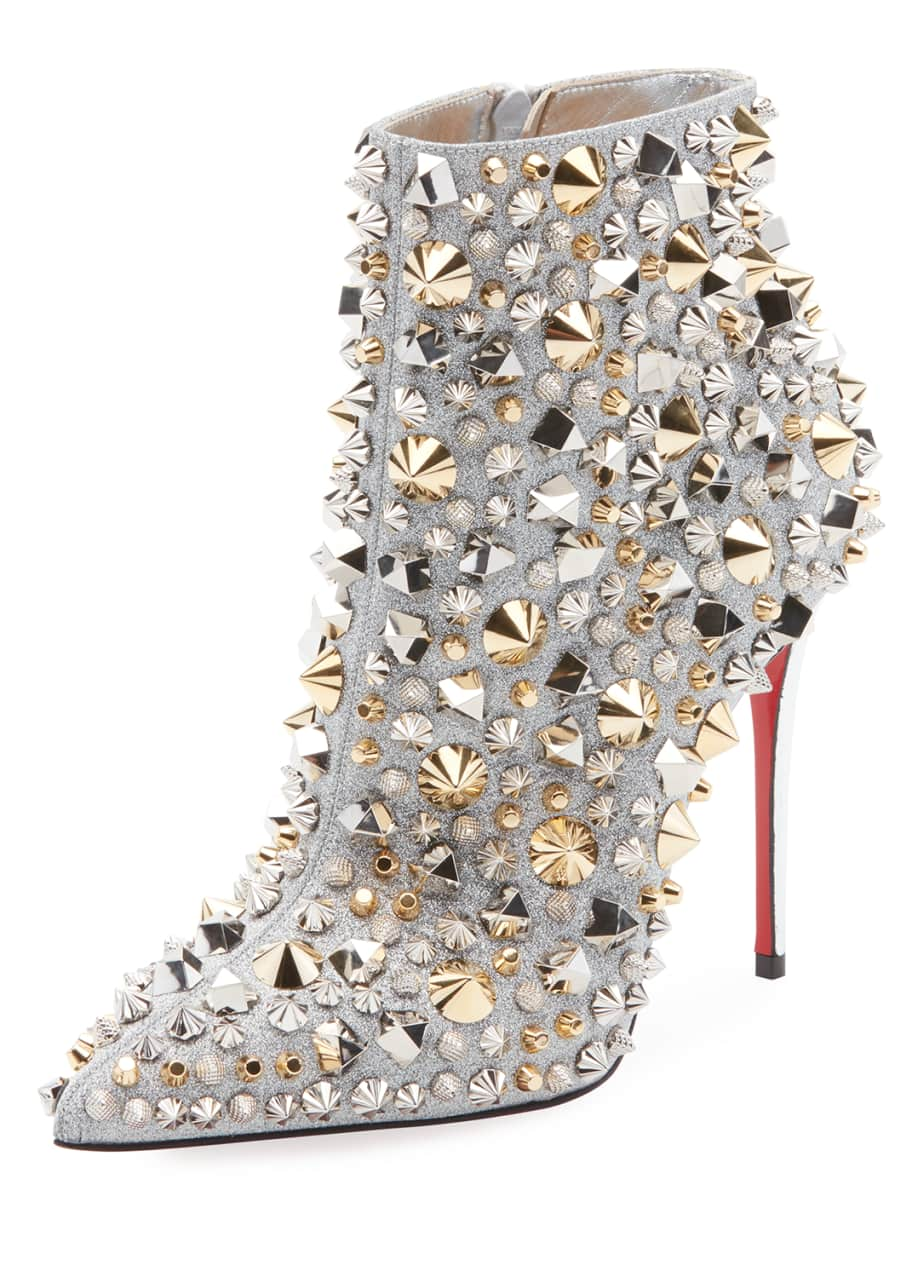 Low Heeled Wedding Shoes for Tall Brides Sparkly Christian Louboutin