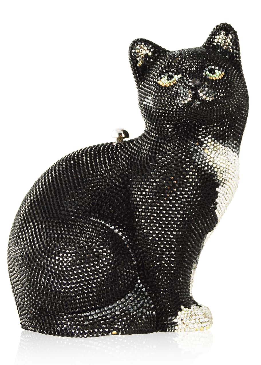 JUDITH LEIBER Sleeping Cat Minaudiere — Garment