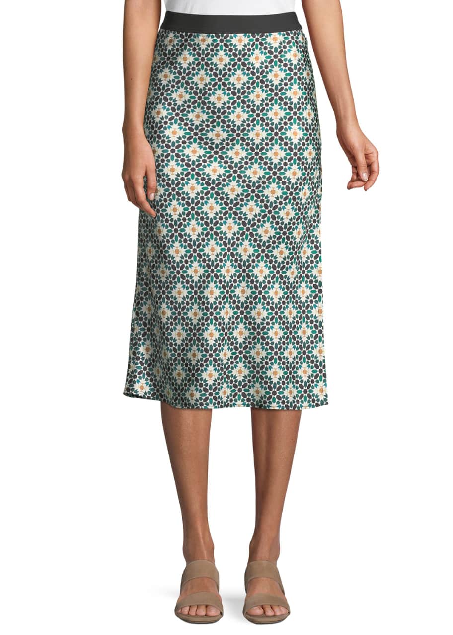 knee length slip skirt
