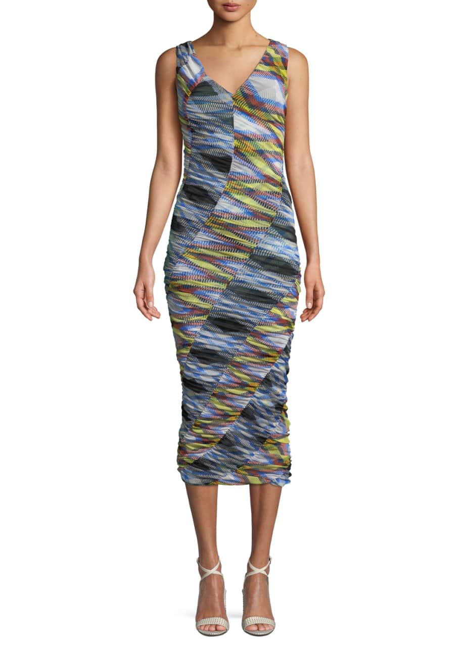Dvf mesh dress online