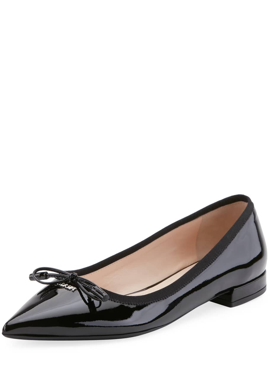 Prada ballet flats best sale