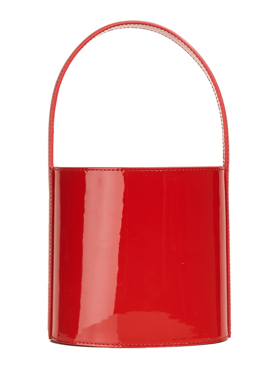 Red patent leather top store
