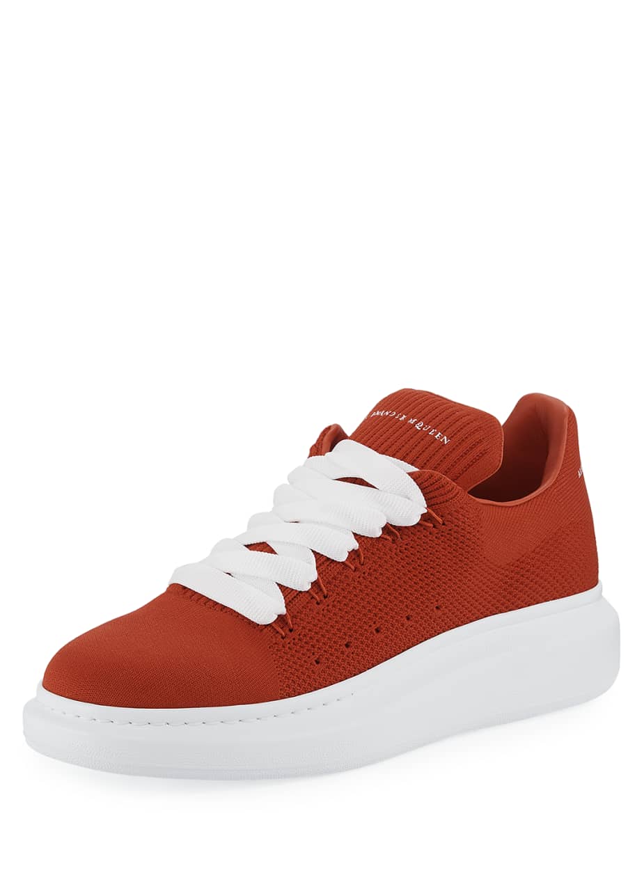 Image 1 of 1: Men's Knitted Oversized Low-Top Sneakers