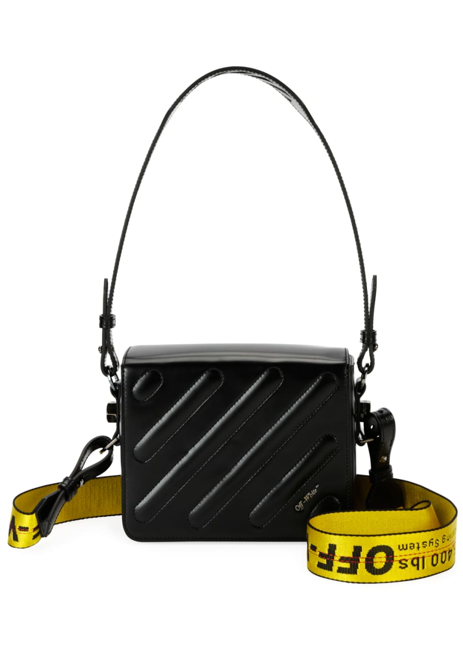 Off white diagonal flap bag discount