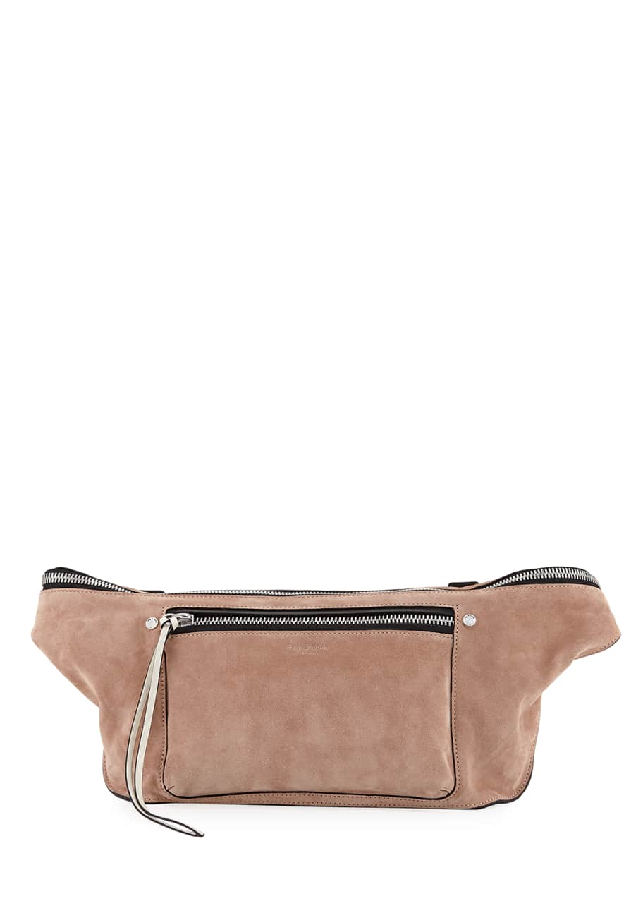 Oversized Suedette Fanny Pack