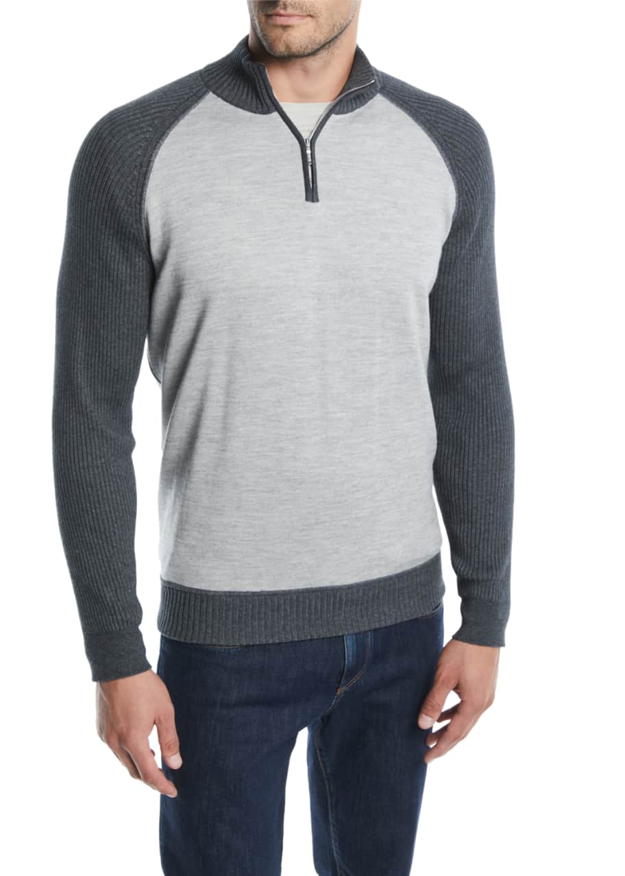 loro piana half zip
