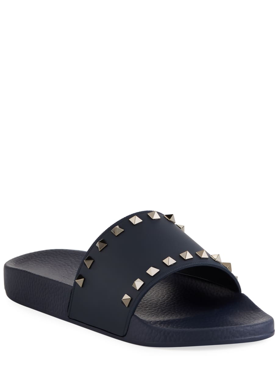 Valentino garavani rockstud pool slides outlet