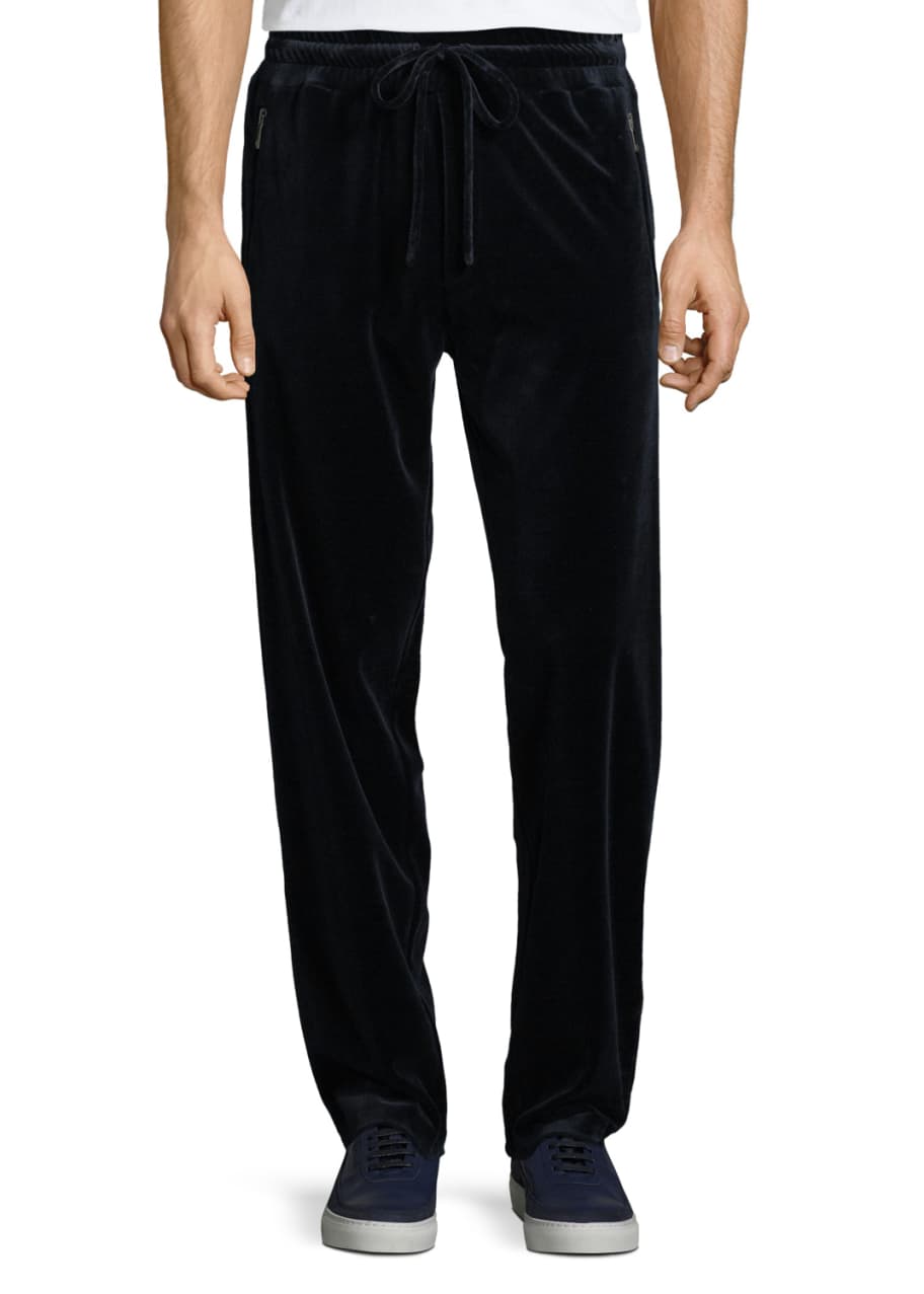 Giorgio Armani Men s Jersey Velvet Lounge Pants Bergdorf Goodman