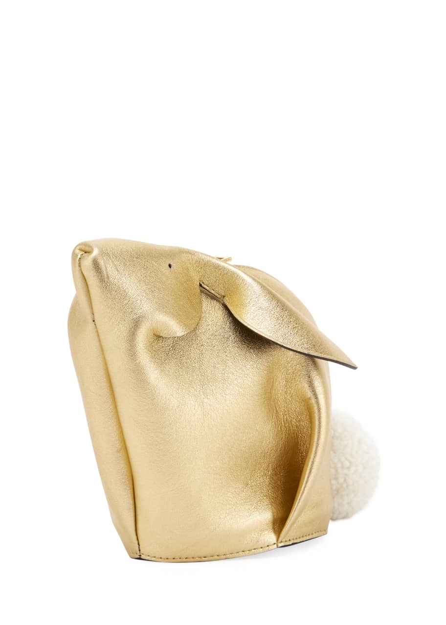 Loewe Bunny Mini Metallic Crossbody Bag Bergdorf Goodman