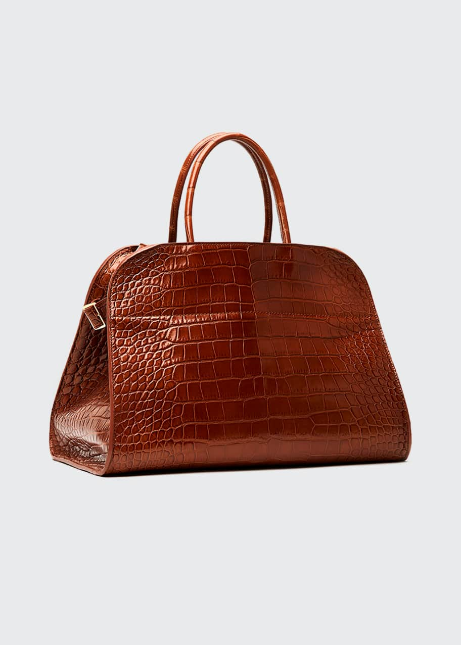 THE ROW Margaux 12 Top-Handle Bag in Leather - Bergdorf Goodman