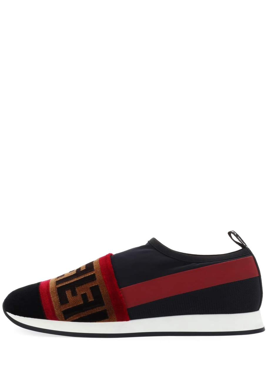 Fendi Colibri Low Slip On Sneakers Bergdorf Goodman
