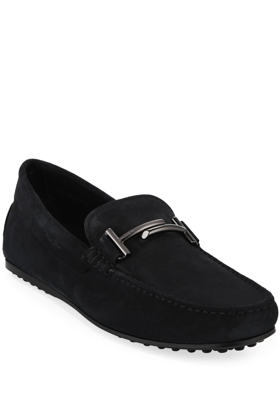 Tod's Men's Double-T City Gommino Loafers - Bergdorf Goodman