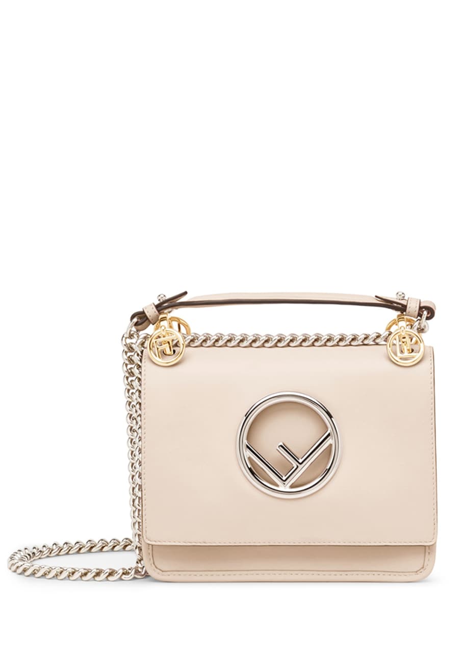 Fendi Kan I Small Leather Shoulder Bag with Logo Bergdorf Goodman