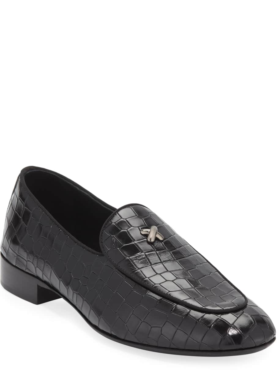 giuseppe zanotti crocodile leather