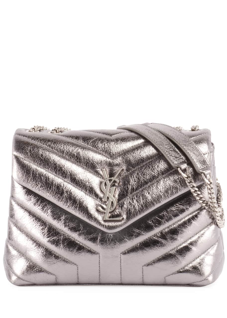 Saint Laurent Monogram YSL Loulou Small Chain Shoulder Bag