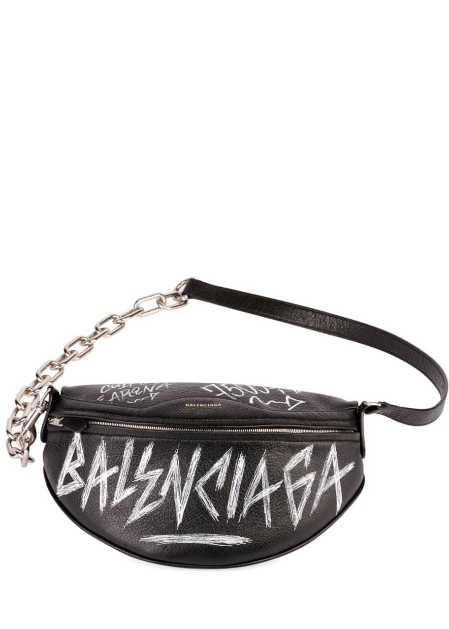 Sag i stedet Formålet Balenciaga Graffiti-Print Fanny Belt Bag - Bergdorf Goodman