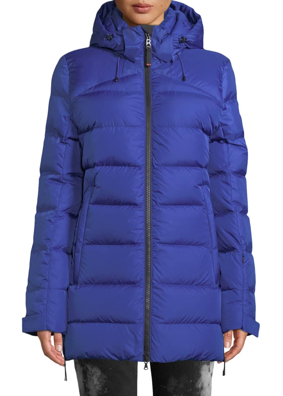 Bogner Cathy Down Filled Puffer Coat w Removable Hood Bergdorf