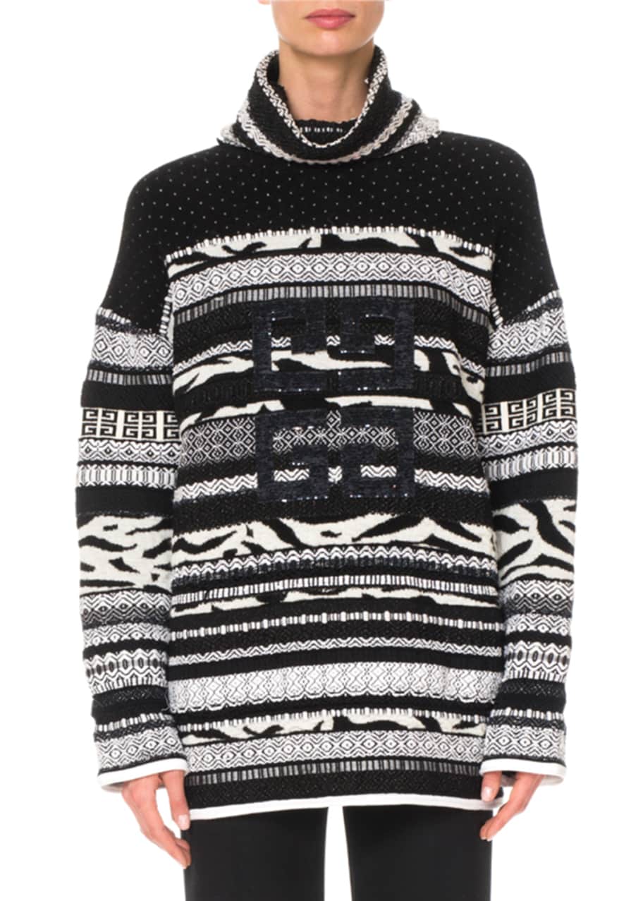 Givenchy intarsia top wool sweater