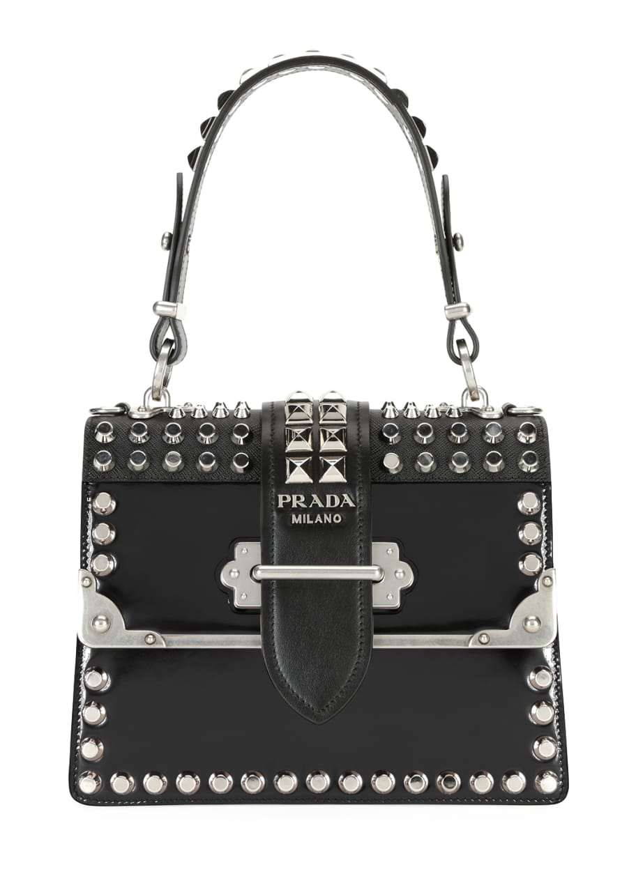 Prada studs bag clearance