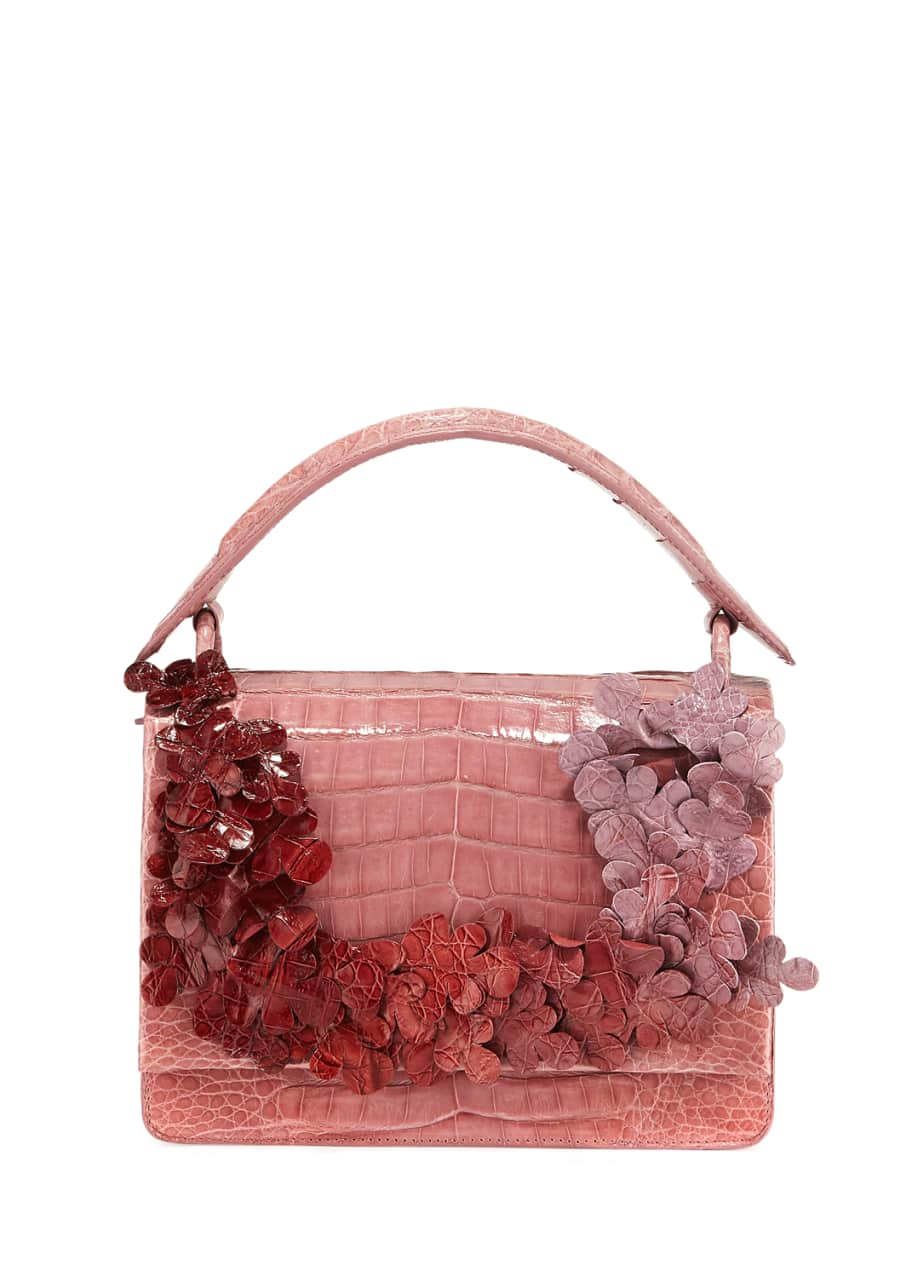 Nancy Gonzalez Divino Small Floral Shoulder Bag - Bergdorf Goodman