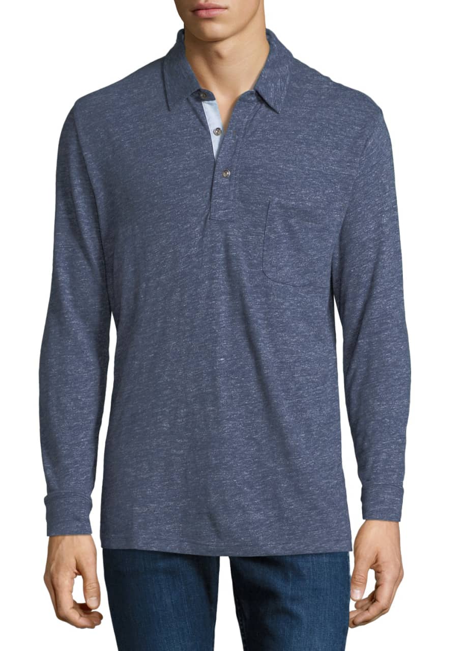 Faherty long sleeve polo online