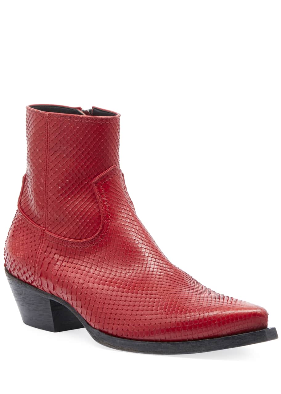 Saint laurent lukas python new arrivals
