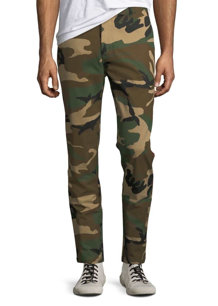 Ovadia Men s Camo Print Side Stripe Track Pants Bergdorf Goodman