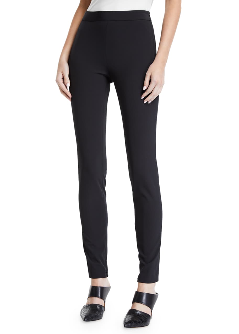 Theory HighWaist SideZip Leggings Recycled Becker Bergdorf Goodman