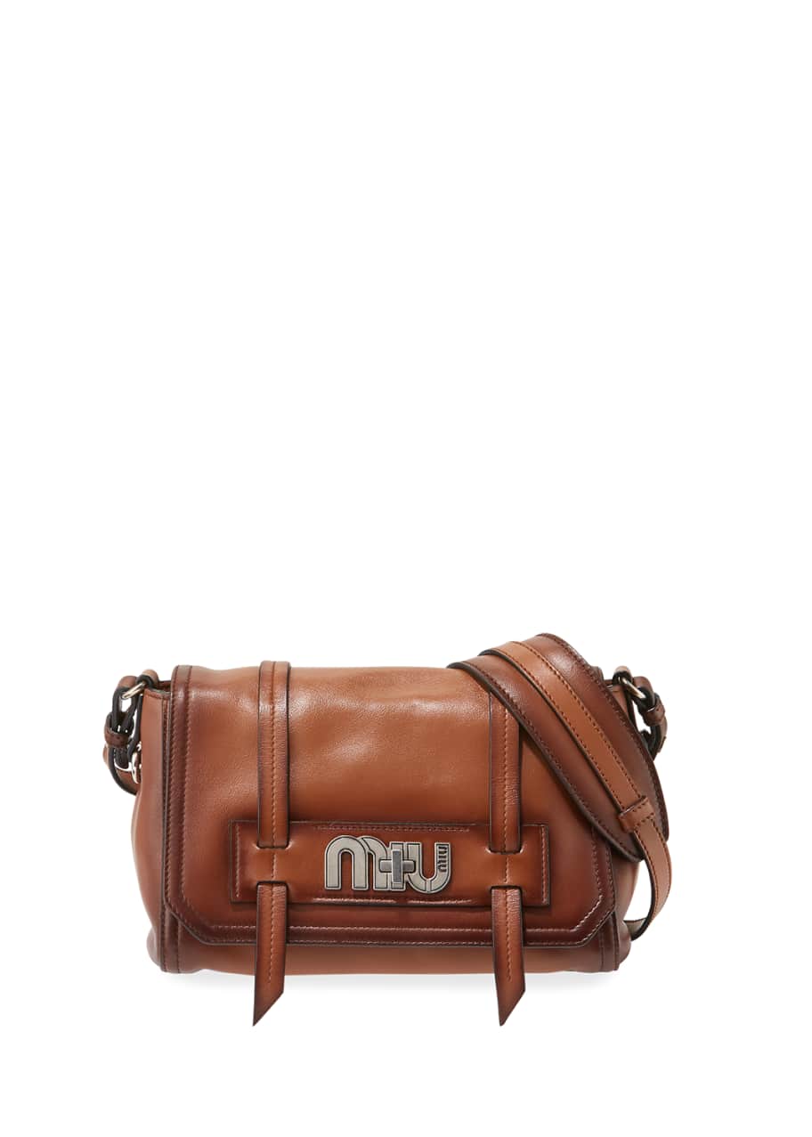 Miu Miu Burnished Grace Lux Crossbody Bag Bergdorf Goodman