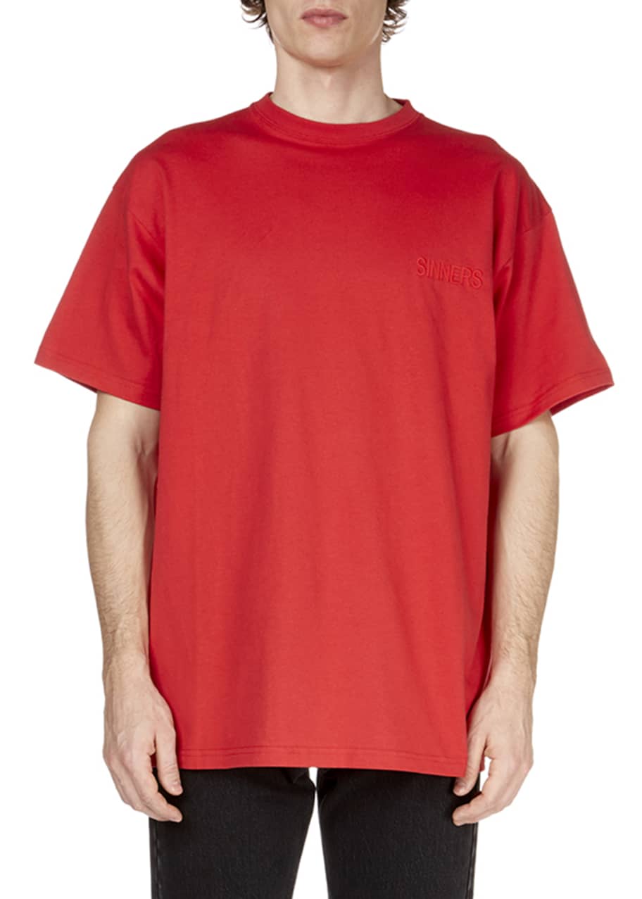 Sinners balenciaga shirt hot sale