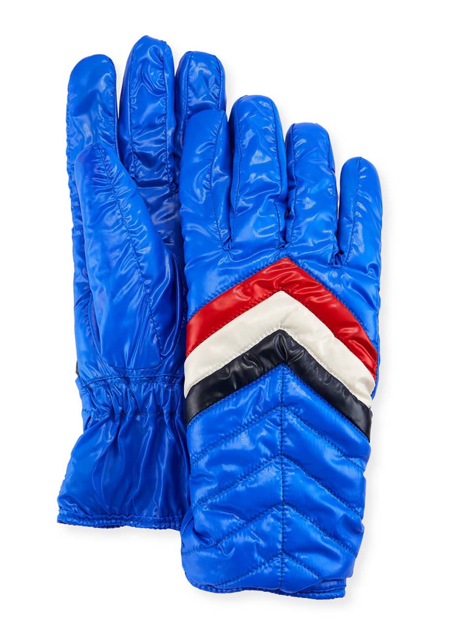 Moncler Men's Guanti Quilted Gloves Bergdorf Goodman