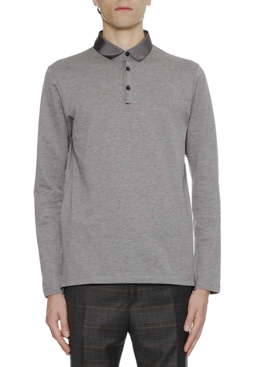 Lanvin long sleeve polo on sale