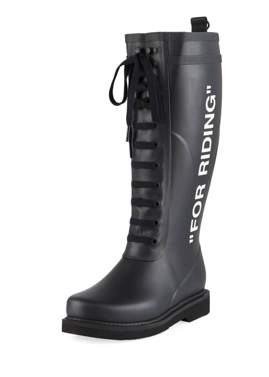 For riding wellington boots off white best sale