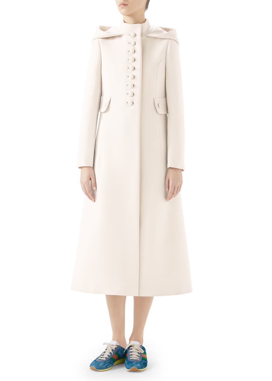 Gucci hooded coat cheap
