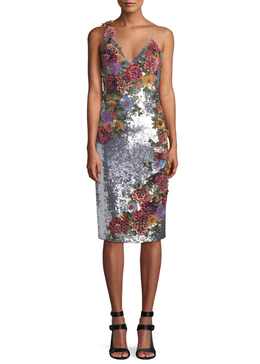 Alice and olivia sequin dress sales