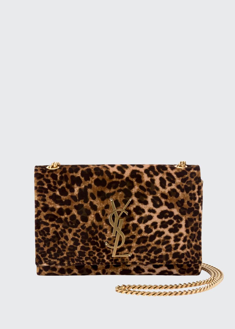 Ysl leopard bag online