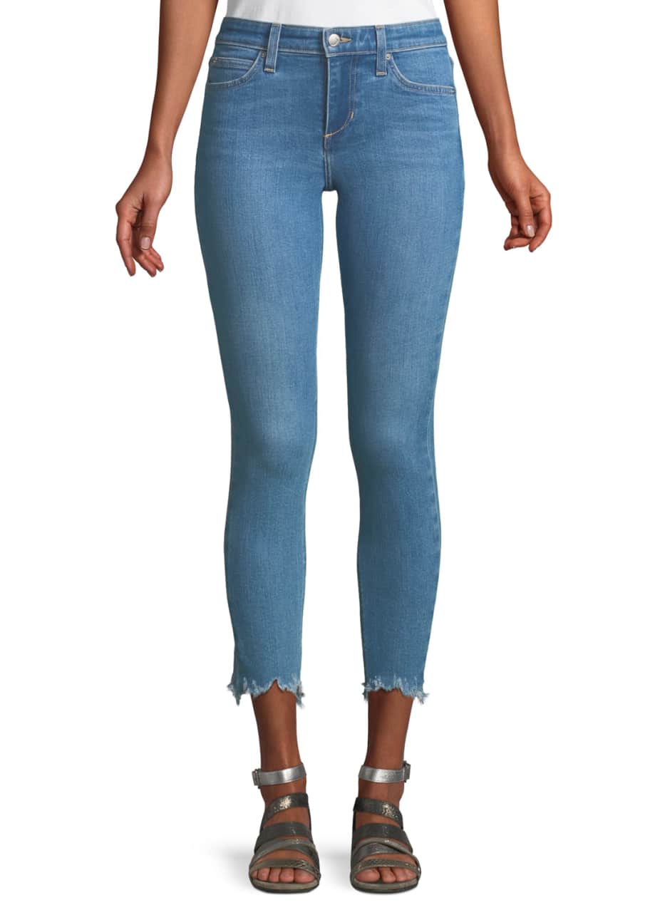 Image 1 of 1: The Icon Skinny Jeans w/ Chewed Hem